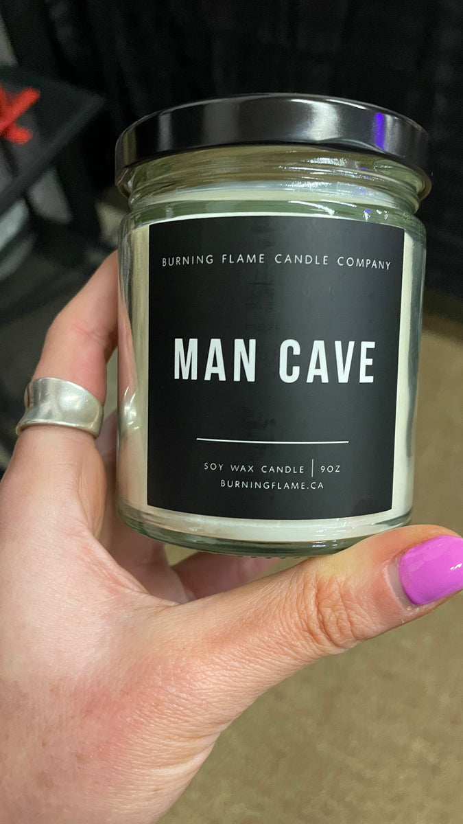 Man Cave Candle – Burning Flame Candle Company