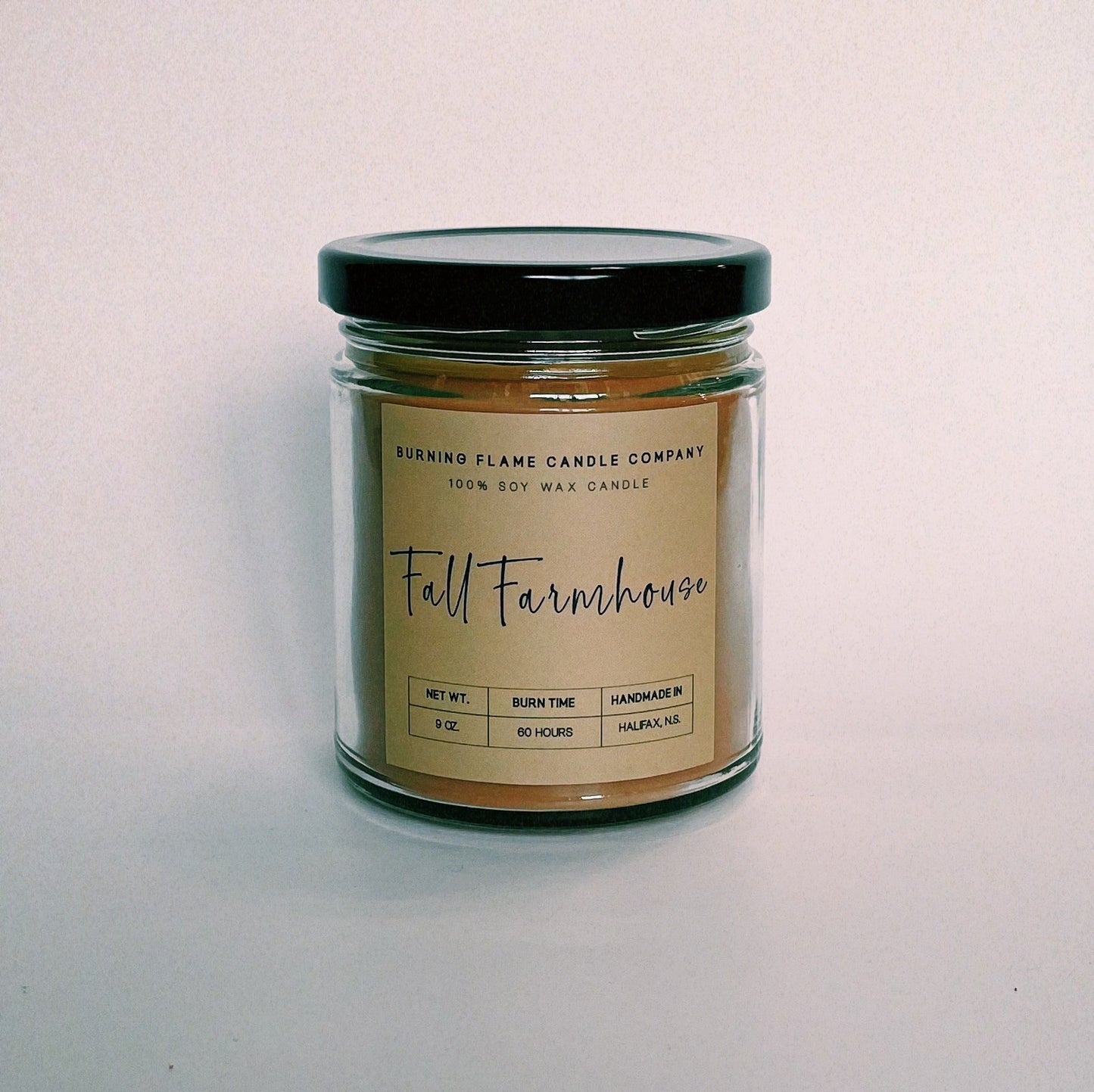 Fall Farmhouse Candle | Hand-Poured in Halifax – Burning Flame