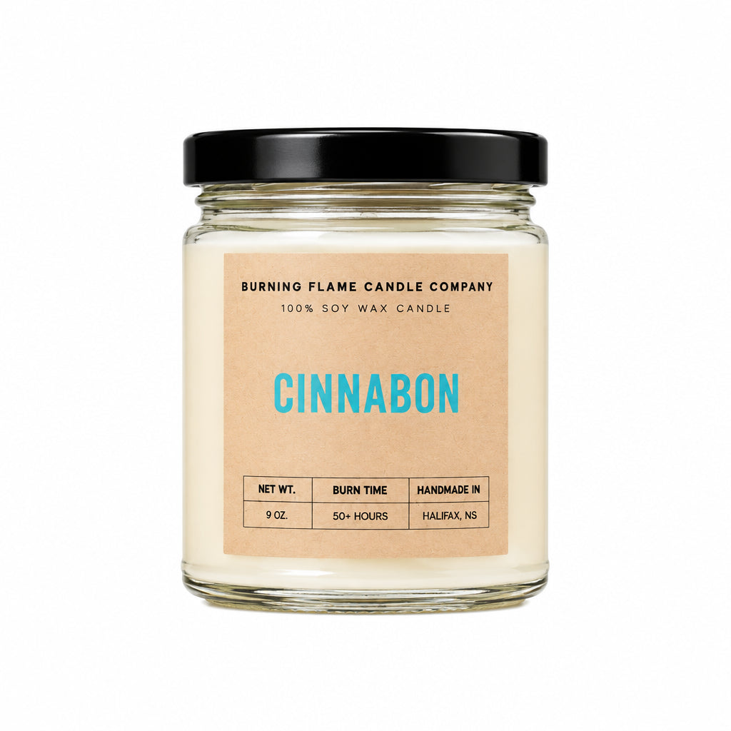 Cinnabon Candle | Hand-Poured in Halifax – Burning Flame