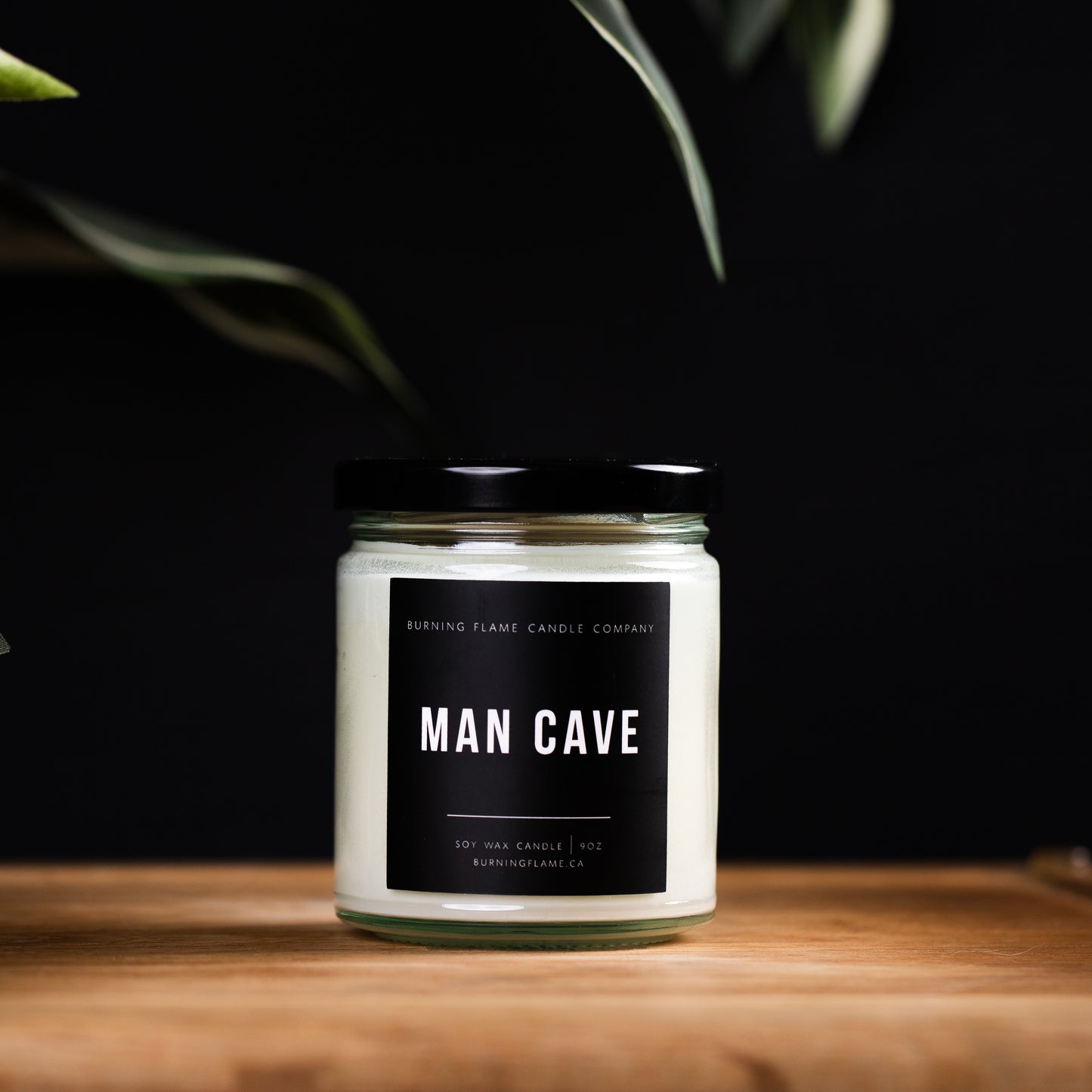 Man Cave Candle | Hand-Poured in Halifax – Burning Flame