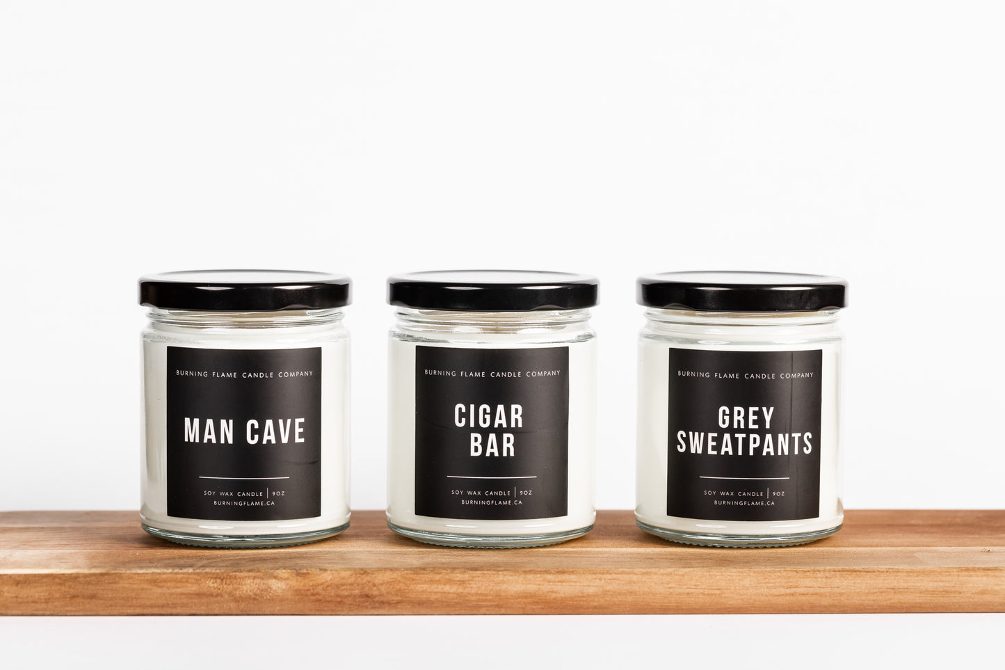 Grey Sweatpants Candle | Hand-Poured in Halifax – Burning Flame
