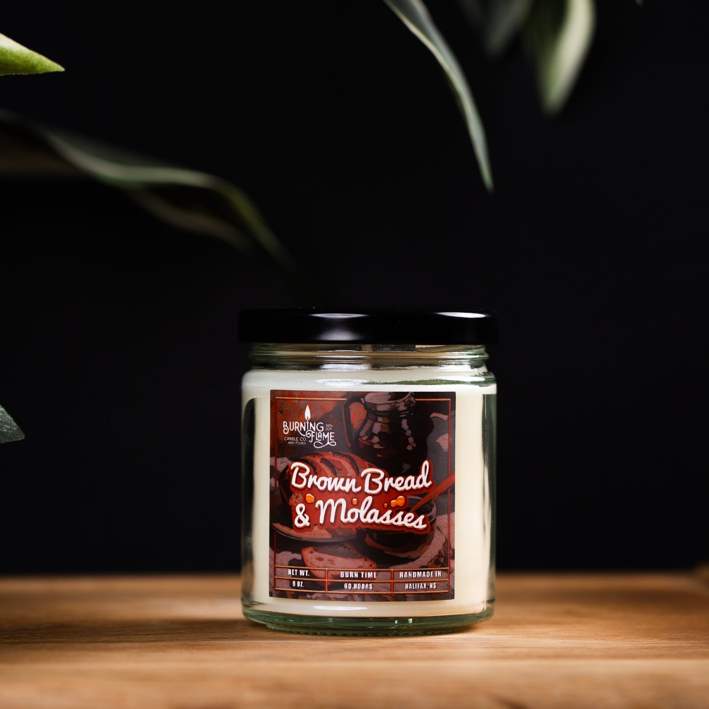 Nova Scotia Brown Bread and Molasses Candle | Hand-Poured in Halifax – Burning Flame