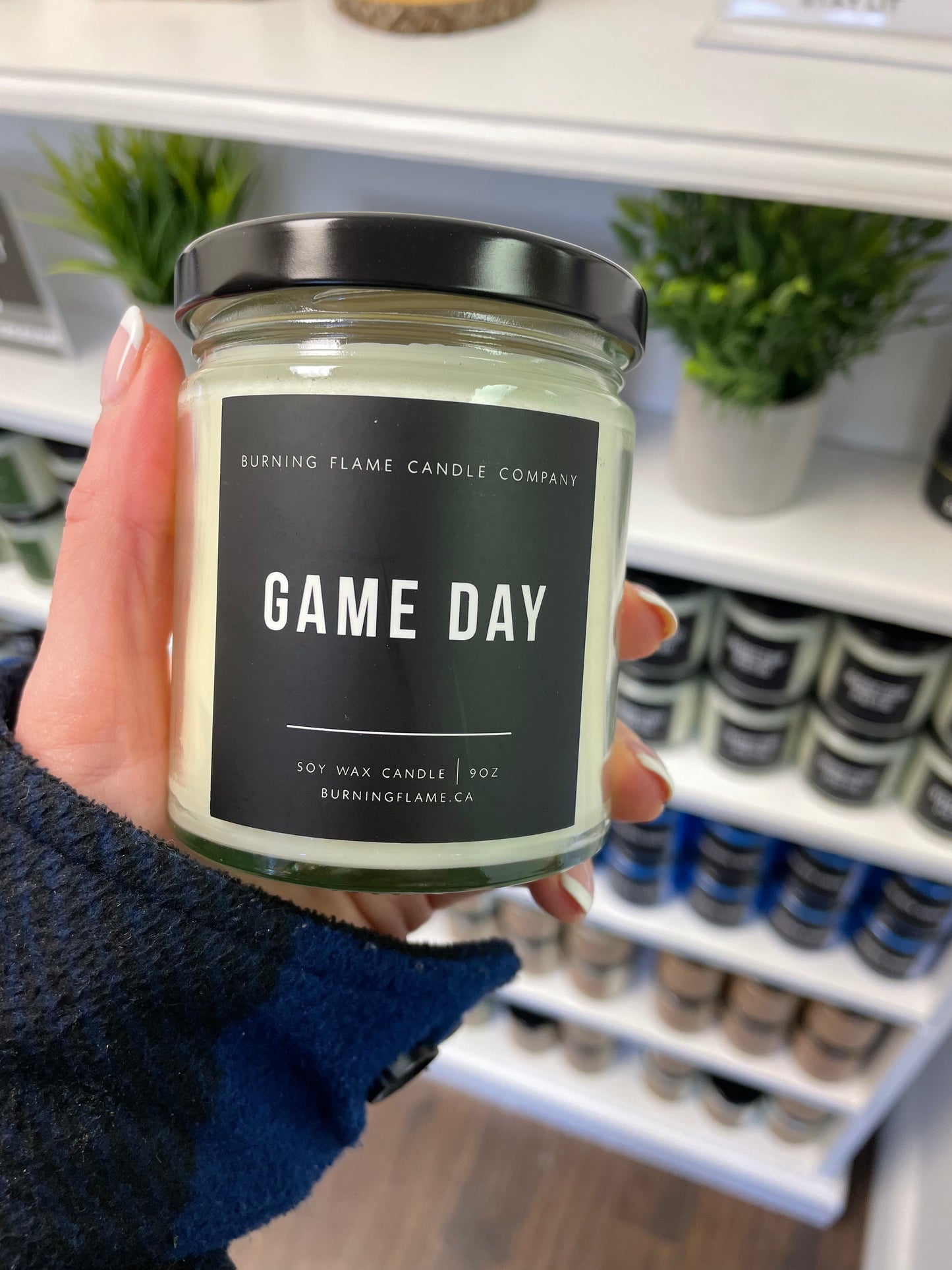 Game Day Candle | Hand-Poured in Halifax – Burning Flame