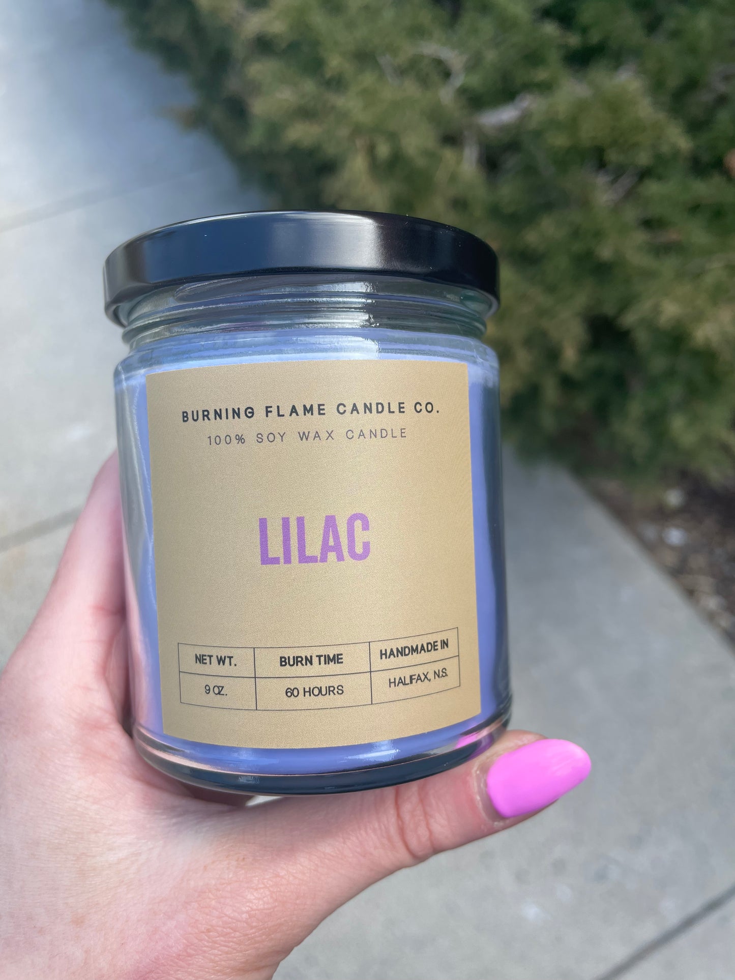 Lilac Candle