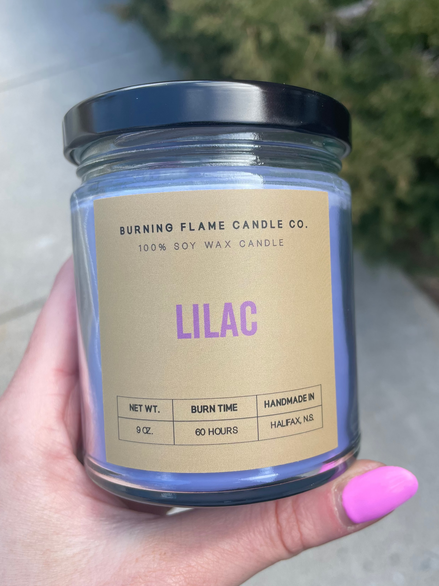 Lilac Candle