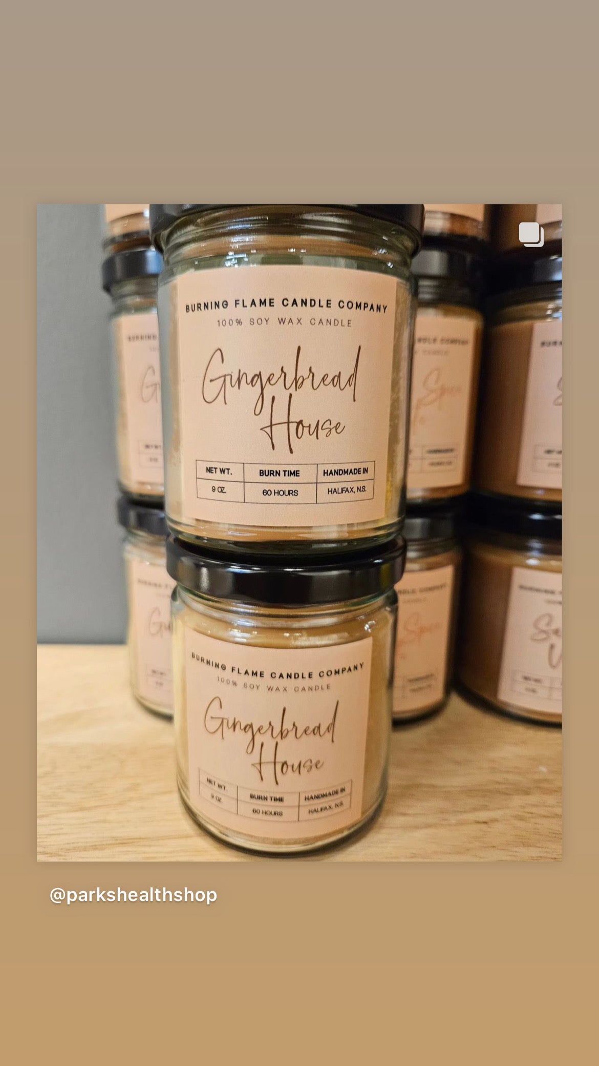 Gingerbread House - Candle