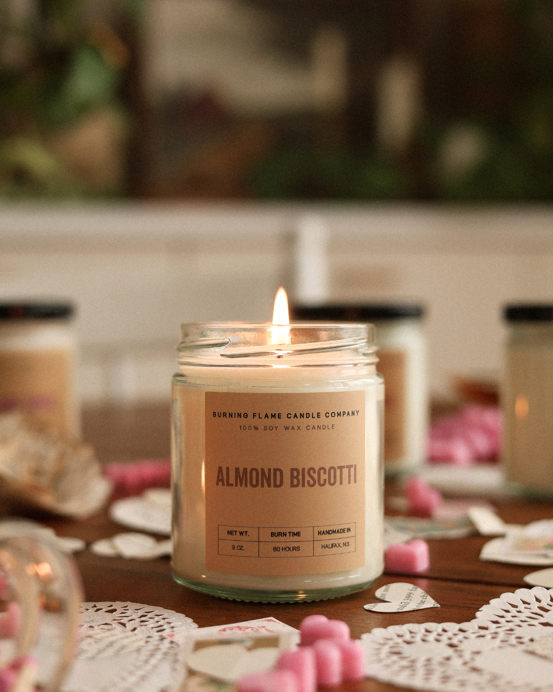 Almond Biscotti Candle | Hand-Poured in Halifax – Burning Flame