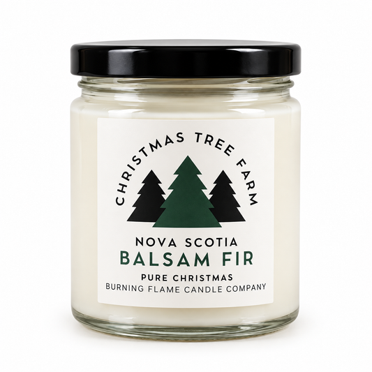 Nova Scotia Balsam Fir Candle | Hand-Poured in Halifax – Burning Flame