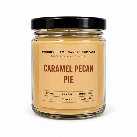 Caramel Pecan Pie Candle | Hand-Poured in Halifax – Burning Flame