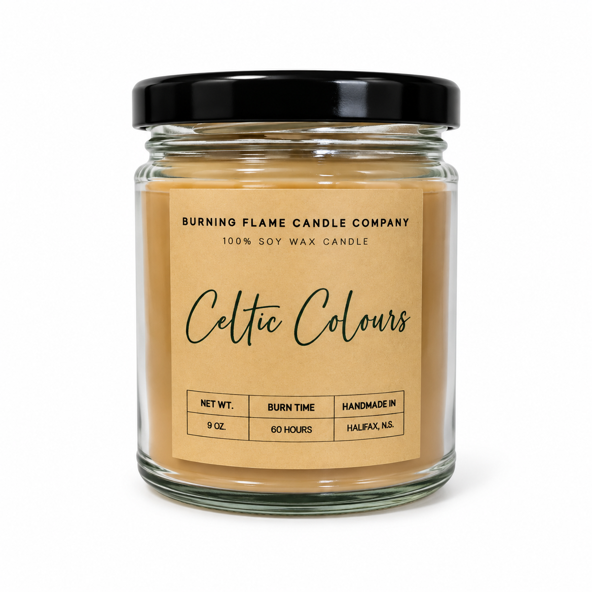 Celtic Colours Candle | Hand-Poured in Halifax – Burning Flame