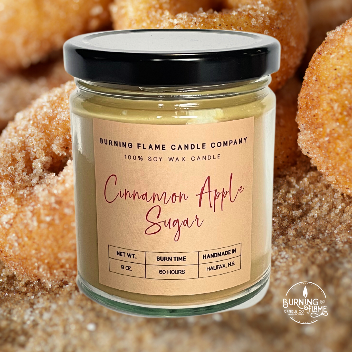 Cinnamon Apple Sugar Candle