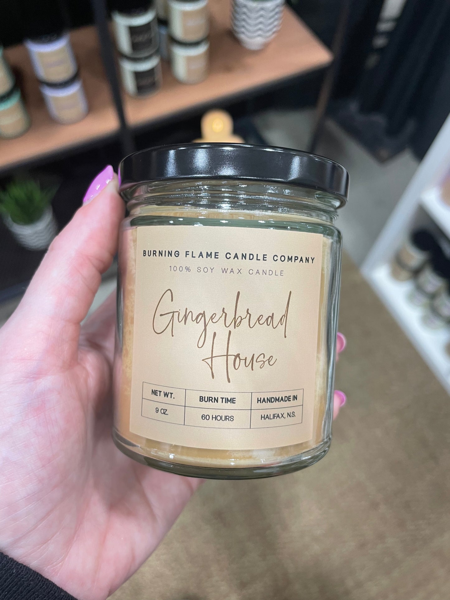 Gingerbread House - Candle