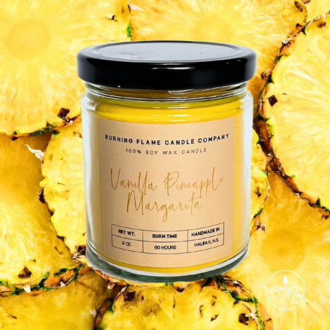 Vanilla Pineapple Margarita - Soy Wax Candle