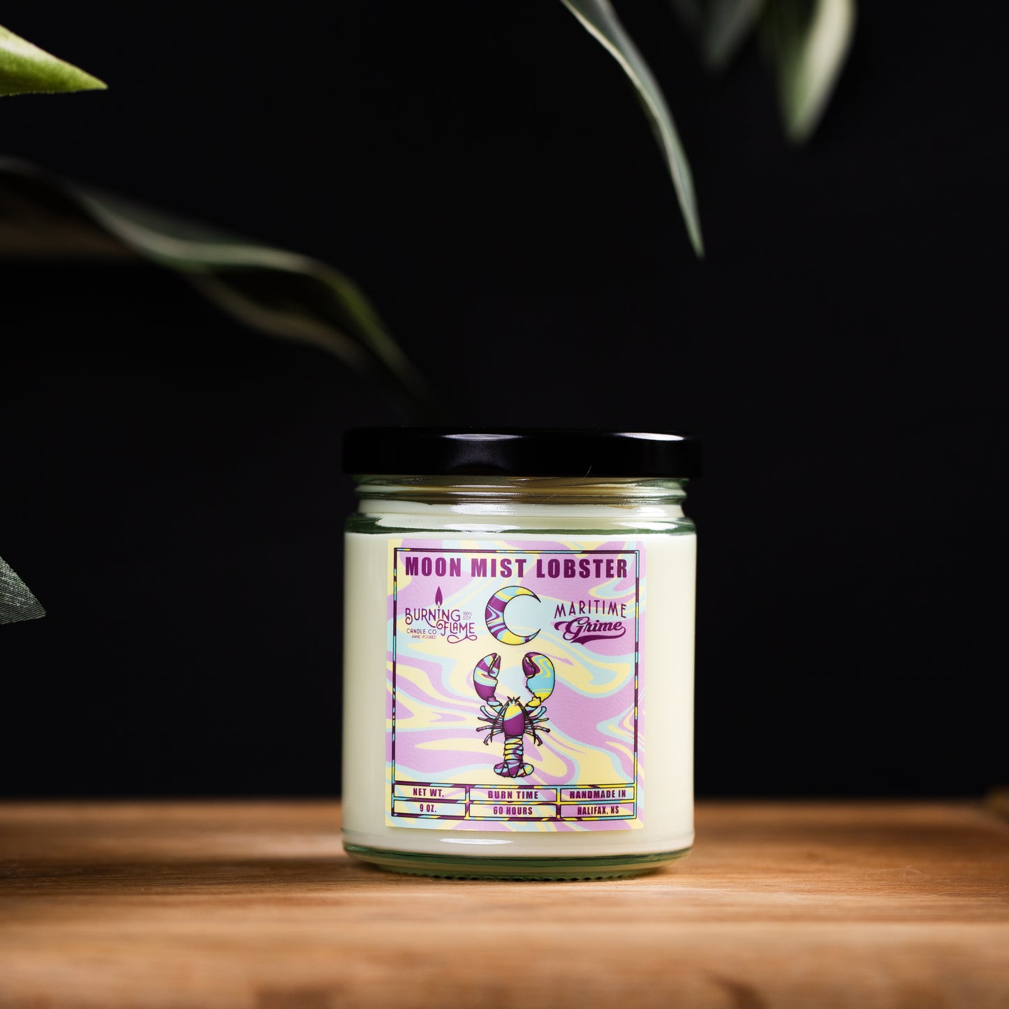 Moon Mist Lobster Candle