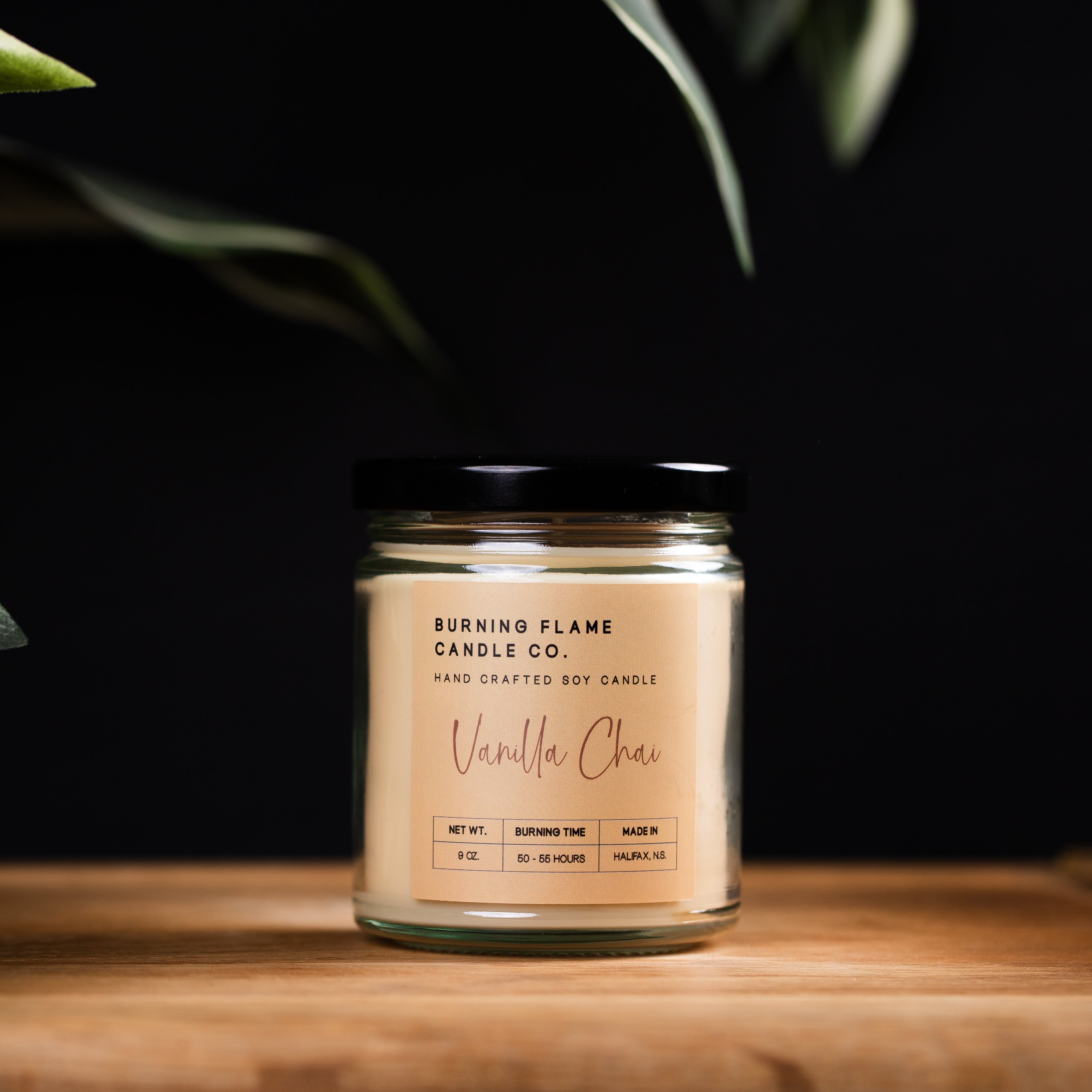 Vanilla Chai Candle | Hand-Poured in Halifax – Burning Flame