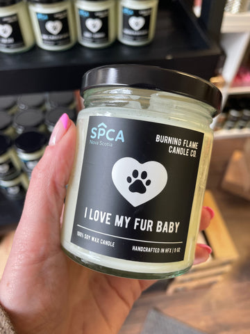 I Love My Fur Baby SPCA Candle