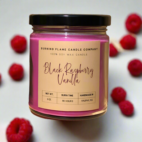 Black Raspberry Vanilla - Soy Wax Candle